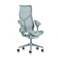 Fauteuil de bureau Cosm Herman Miller - Glacier - Accoudoirs Leaf