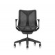 Cosm dossier bas - Graphite - Accoudoirs fixes - Herman Miller