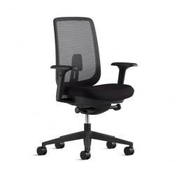 Chaise de bureau Verus Interweave 2 - Noir / Shale / Havana - Herman Miller