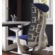 FAUTEUIL DE BUREAU EMBODY HERMAN MILLER BLANC / TITANIUM / BERRY BLUE