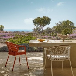 Panarea 3675 Pedrali - Fauteuil d'extérieur design
