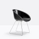 Gliss 921 Pedrali - Chaise lounge design en polycarbonate transparente