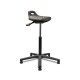 Tabouret AP4M assise polyuréthane - vérin haut - patins
