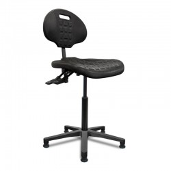 Chaise d'atelier en polyuréthane AP3X vérin moyen sur patins