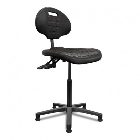 Chaise d'atelier en polyuréthane AP3X vérin moyen sur patins Chaise d'atelier en polyuréthane AP3X vérin moyen sur patins