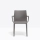Volt 674 Pedrali - Chaise d'extérieur avec accoudoirs