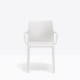 Volt 674 Pedrali - Chaise d'extérieur avec accoudoirs