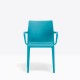 Volt 674 Pedrali - Chaise d'extérieur avec accoudoirs