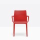 Volt 674 Pedrali - Chaise d'extérieur avec accoudoirs