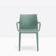 Volt 674 Pedrali - Chaise d'extérieur avec accoudoirs